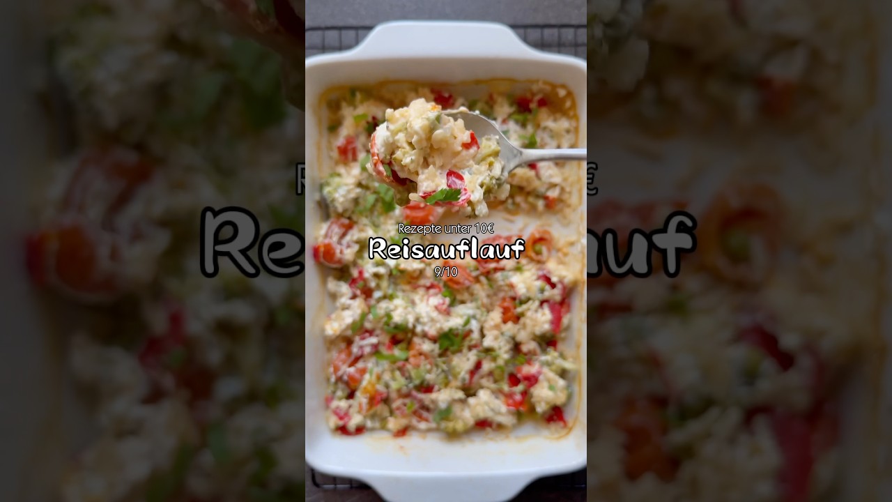 Reisauflauf - Rezepte unter 10&euro;