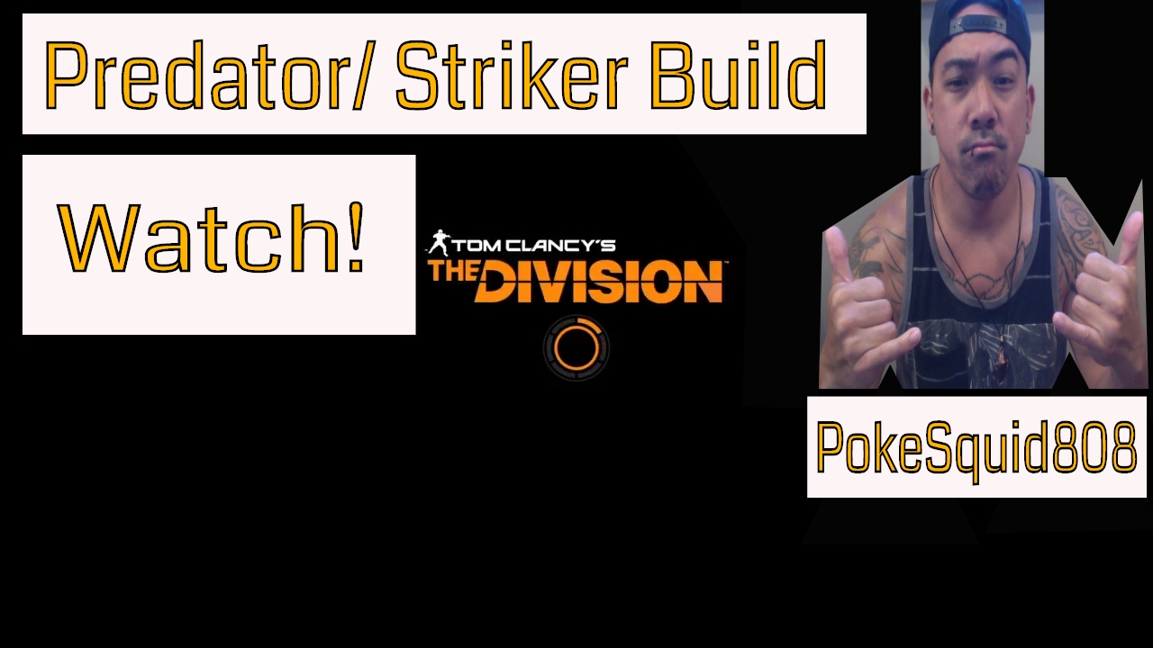 The Division Last Stand  predator-striker build