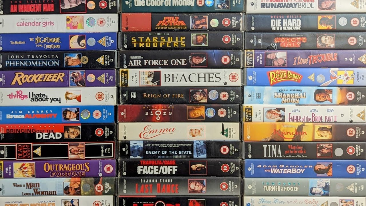 My Collection of Movies on VHS Tapes from Touchstone Pictures