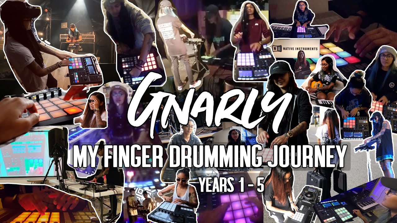 5 Years of Finger Drumming Progression 2015 - 2020 (My Finger Drumming Journey - Years 1 - 5)