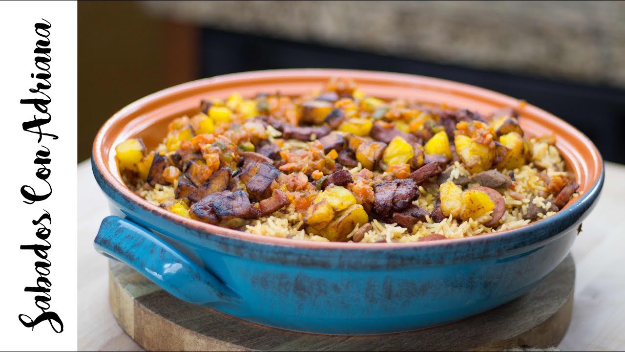 Cómo preparar un delicioso Arroz paisa Colombiano #Sábados con Adriana