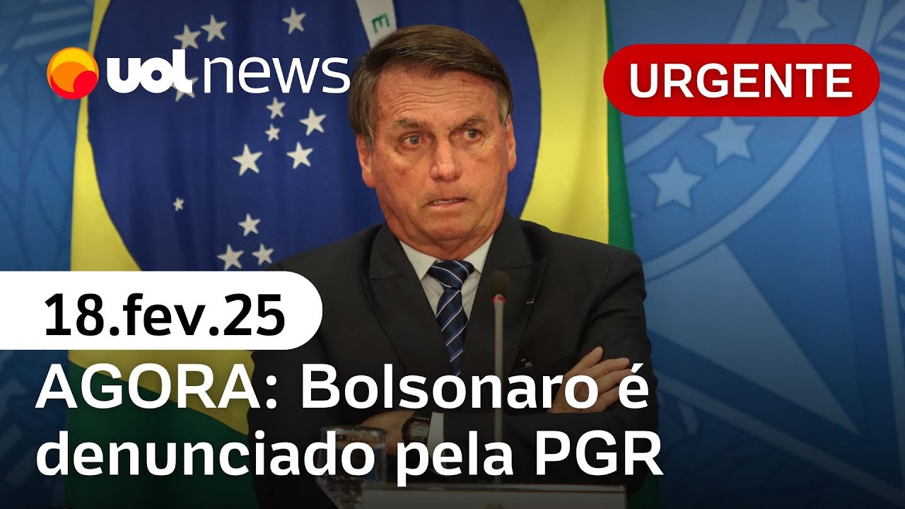 Bolsonaro denunciado: PGR acusa ex-presidente de 5 crimes; denúncia inclui mais 33 nomes l ao vivo