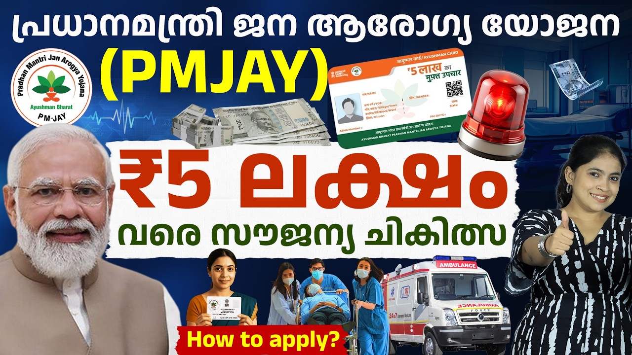 Ayushman Card Explained in Malayalam - Eligibility & How to Apply | PMJAY Full Process | Ajna