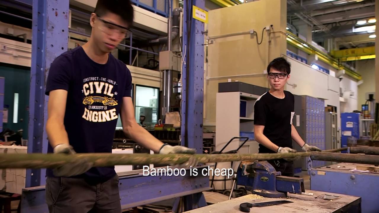 HKUST 25 projects - Low-Cost, High-Impact Bamboo Bridges