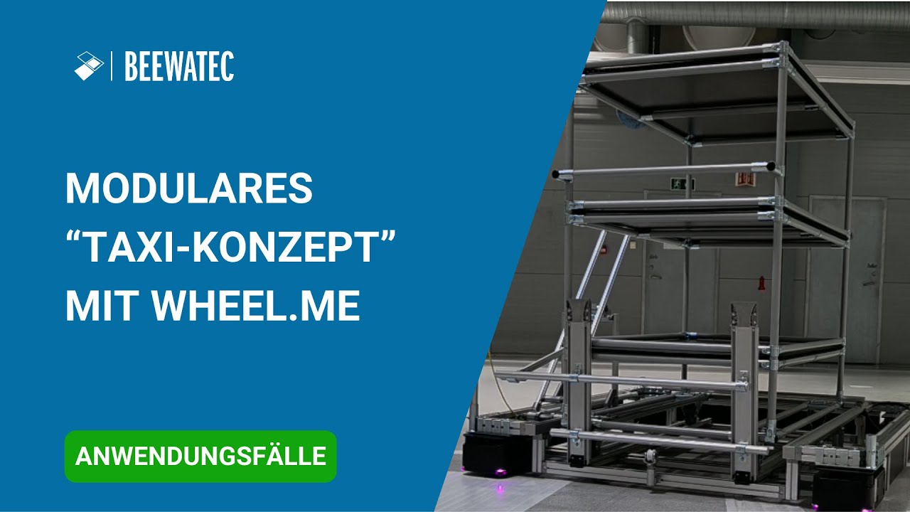 wheel.me x BeeWaTec – Taxi-Konzept mit BeeWaTec-Transportwagen in Aktion!
