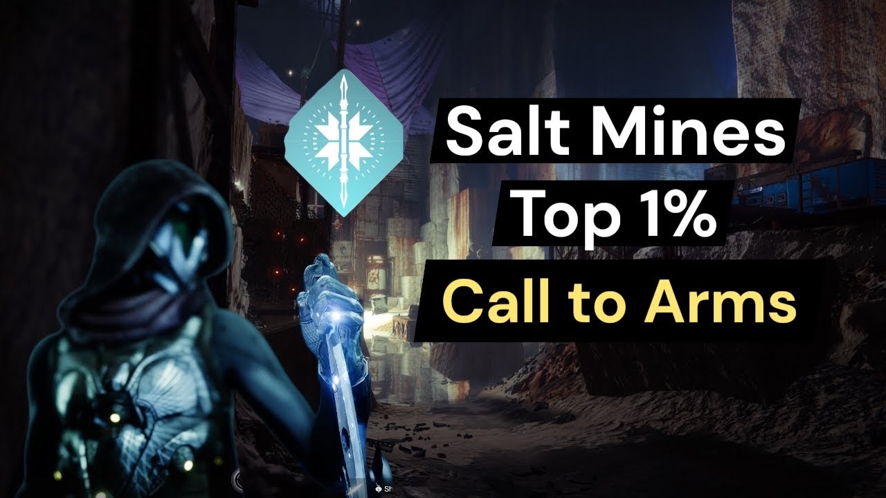 Salt Mines Ultimate (Top 1%) Call to Arms 3.4 million Score Hunter Arcstrider
