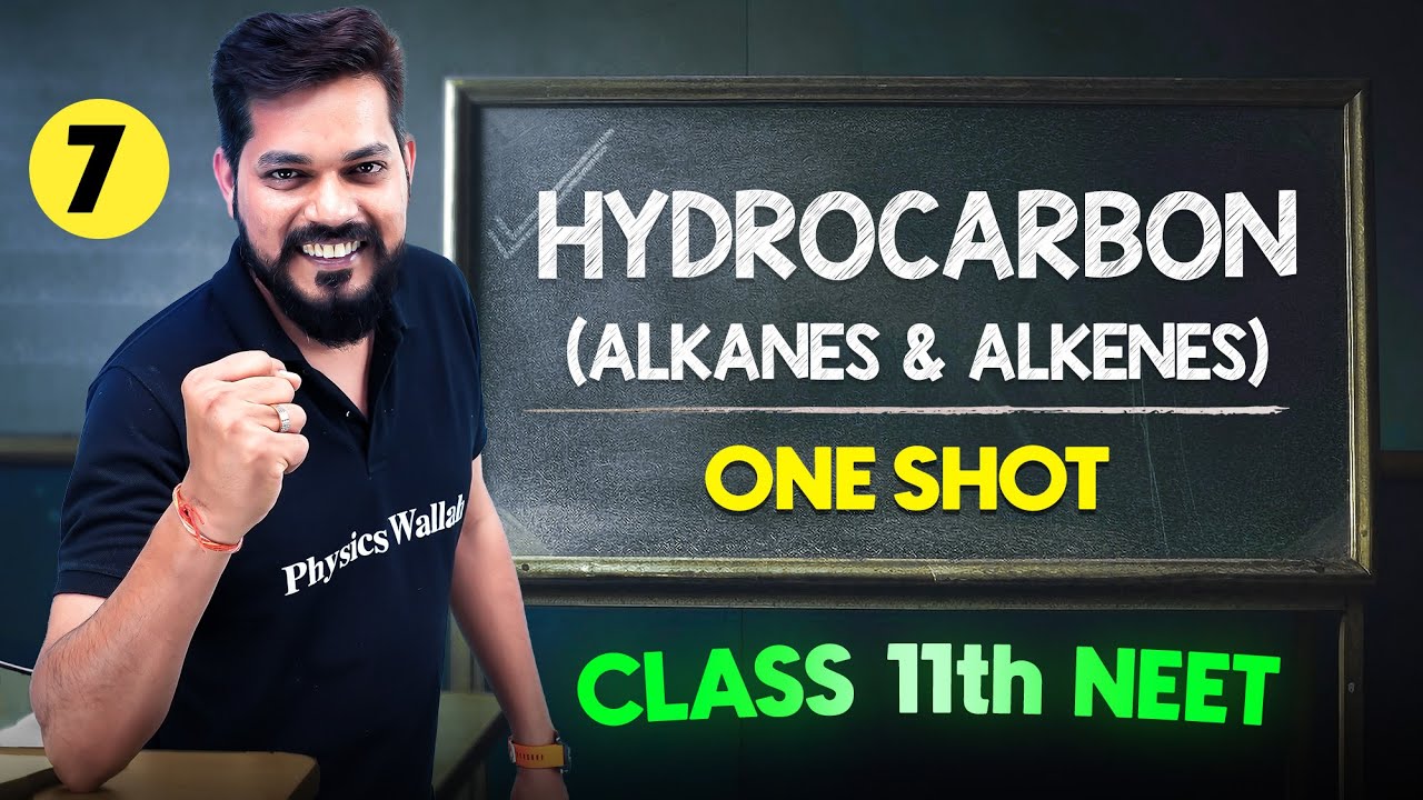 HYDROCARBON - Alkanes and Alkenes ||| COMPLETE CHAPTER || Concepts+PYQs | Class 11th NEET