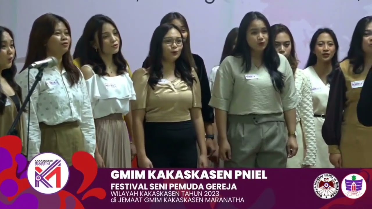 Kakaskasen Pniel Youth Choir | Exultate Deo- Budi Susanto Yohanes | FSPG WILAYAH KAKASKASEN 2023