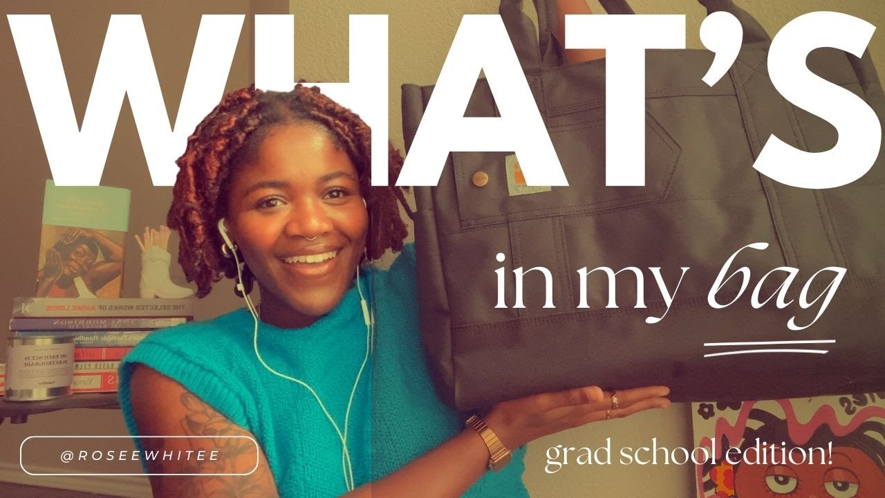 WHAT'S IN MY BAG: Grad School Edition + School Supplies