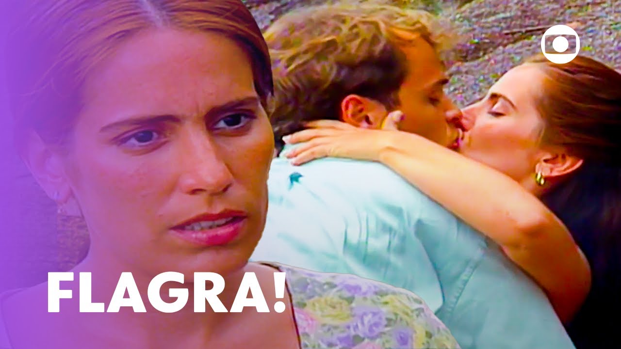 Ruth flagra Raquel beijando Marcos e fica chocada! | Mulheres de Areia | TV Globo