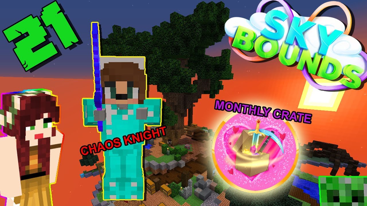 FEBRUARY MONTHLY CRATE & *NEW* KITS!! Minecraft Skybounds - Monster Island - Episode 21