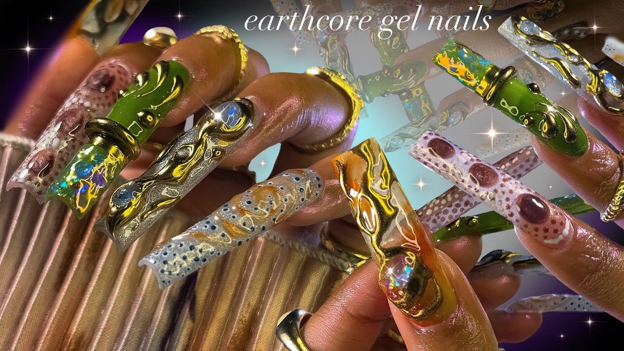 𝑻𝒓𝒆𝒏𝒅𝒚 𝑬𝒂𝒓𝒕𝒉𝒄𝒐𝒓𝒆 𝑮𝒆𝒍 𝑵𝒂𝒊𝒍𝒔✨🪴⚜️| i almost didn’t post these…☠️