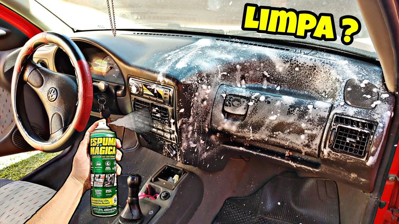 Espuma Mágica Limpa Painel de Carros ?