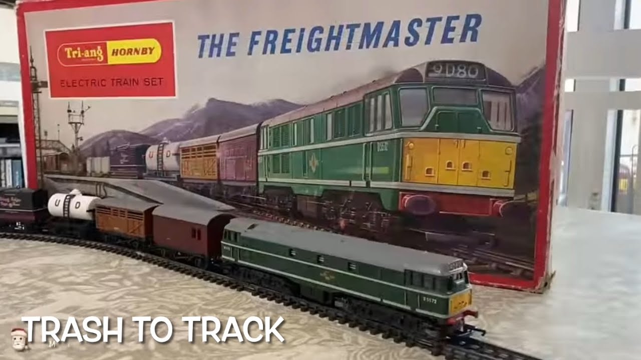 Trash to Track. Episode 81. Tri-Ang Hornby RS51 Freightmaster train set.