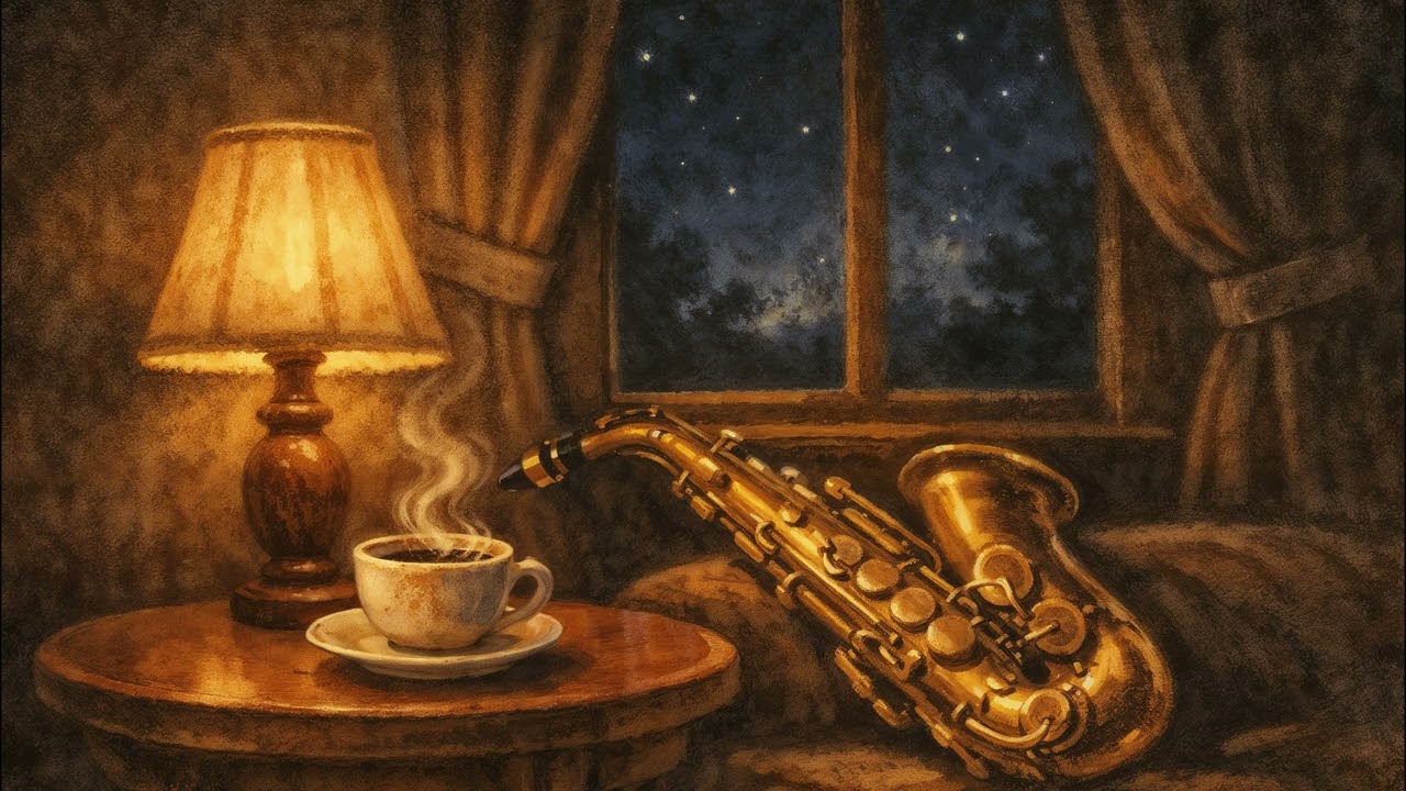 Cozy Jazz for Relaxing, Studying or Working – Calm Lo-Fi Saxophone Music 🎷✨