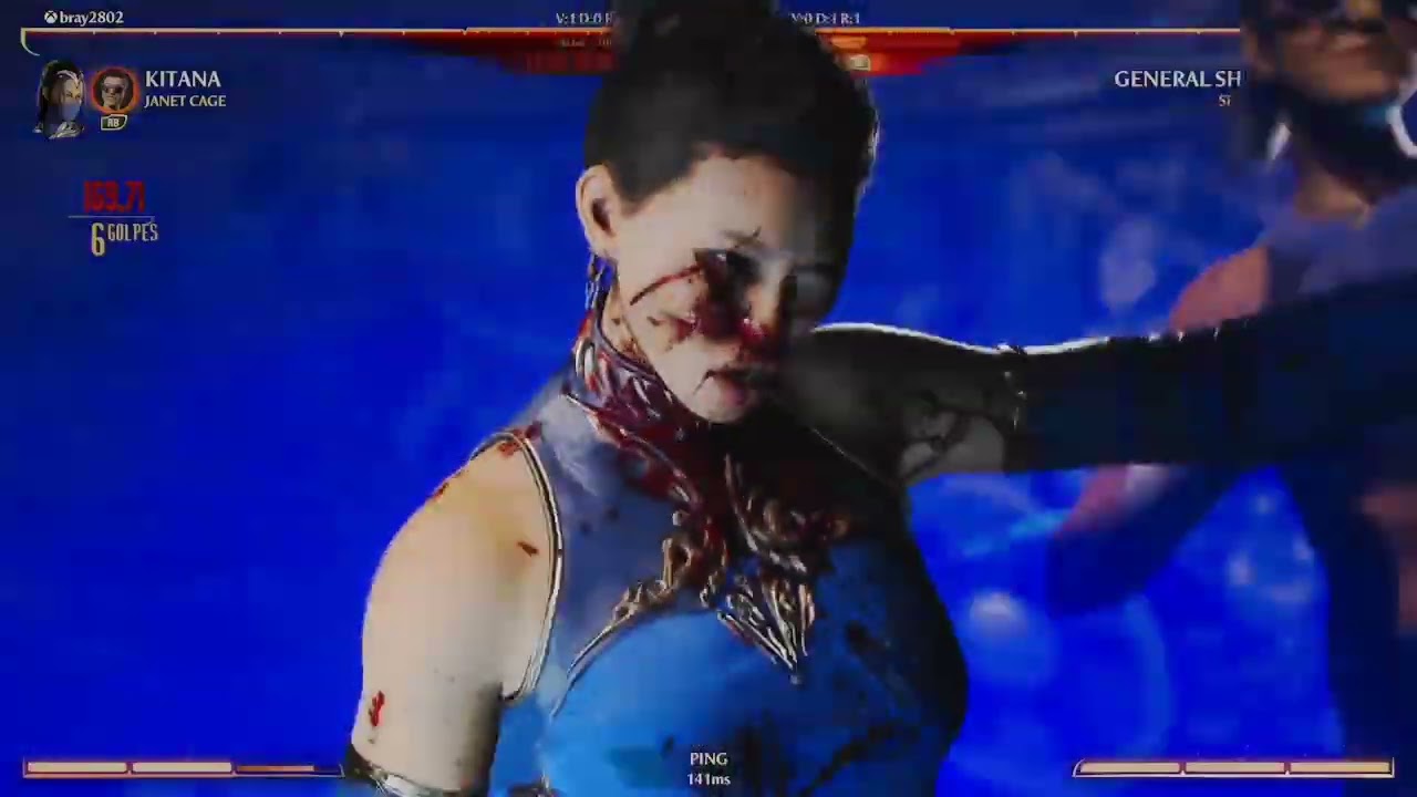 Kitana vs Shao Kahn, Kombat League, T17, Janet Cage Kameo, Mortal Kombat 1
