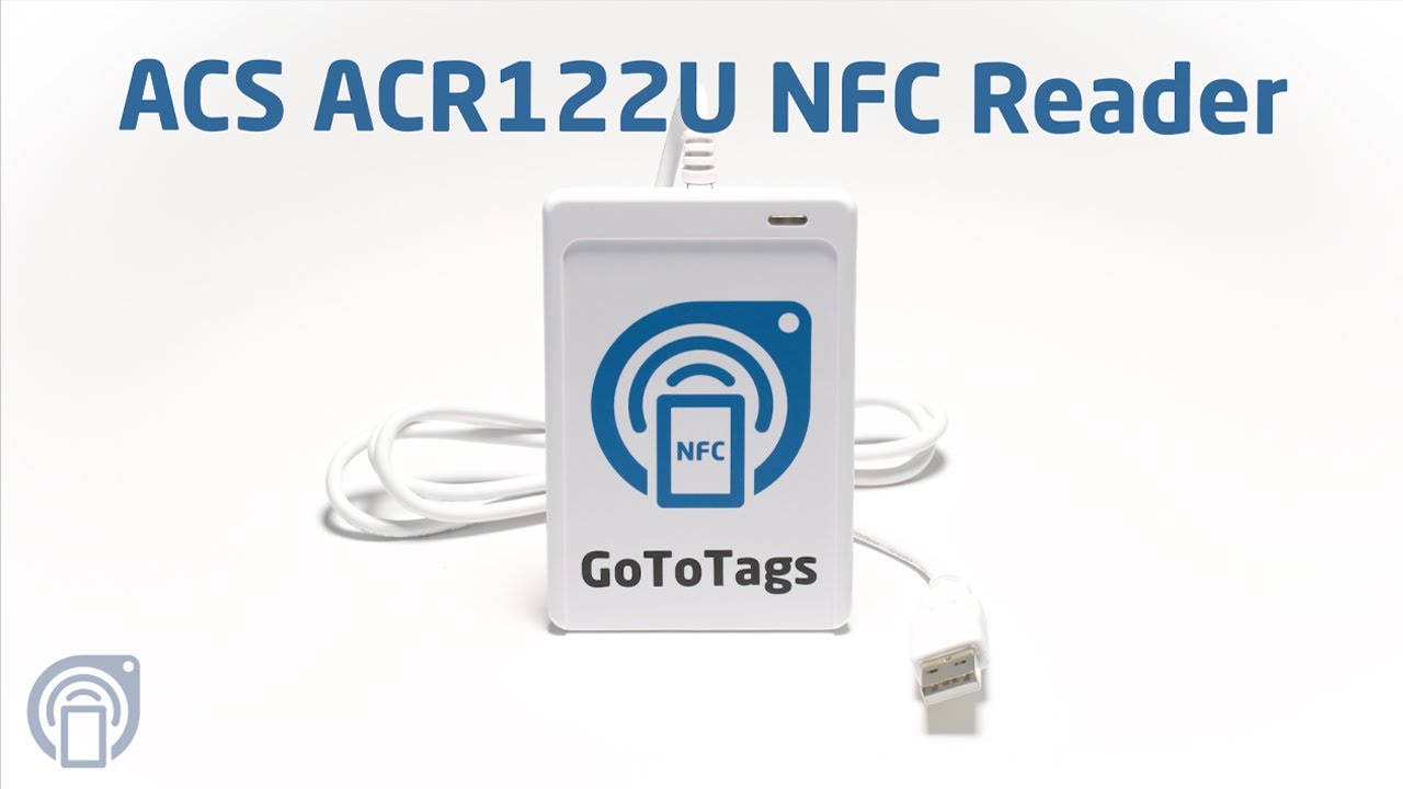 GoToTags ACS ACR122U NFC USB Reader - 3D Video