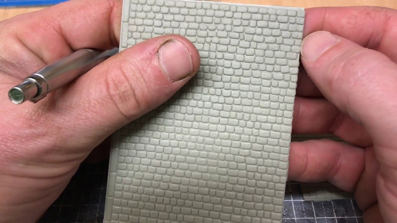Building A OO Gauge Model Railway: In Brief - Interlinking Wills Cobble Sheets