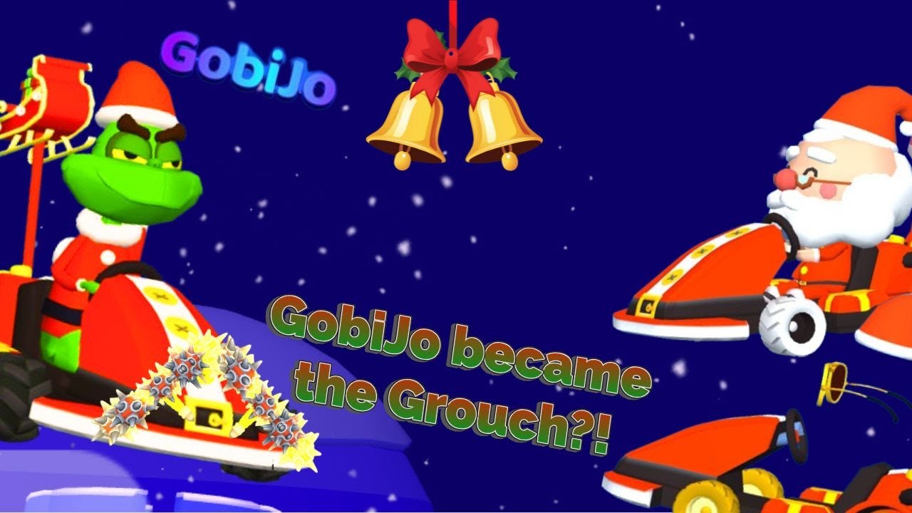GobiJo Became The Grouch To Hunt Team Santa in SmashKarts!