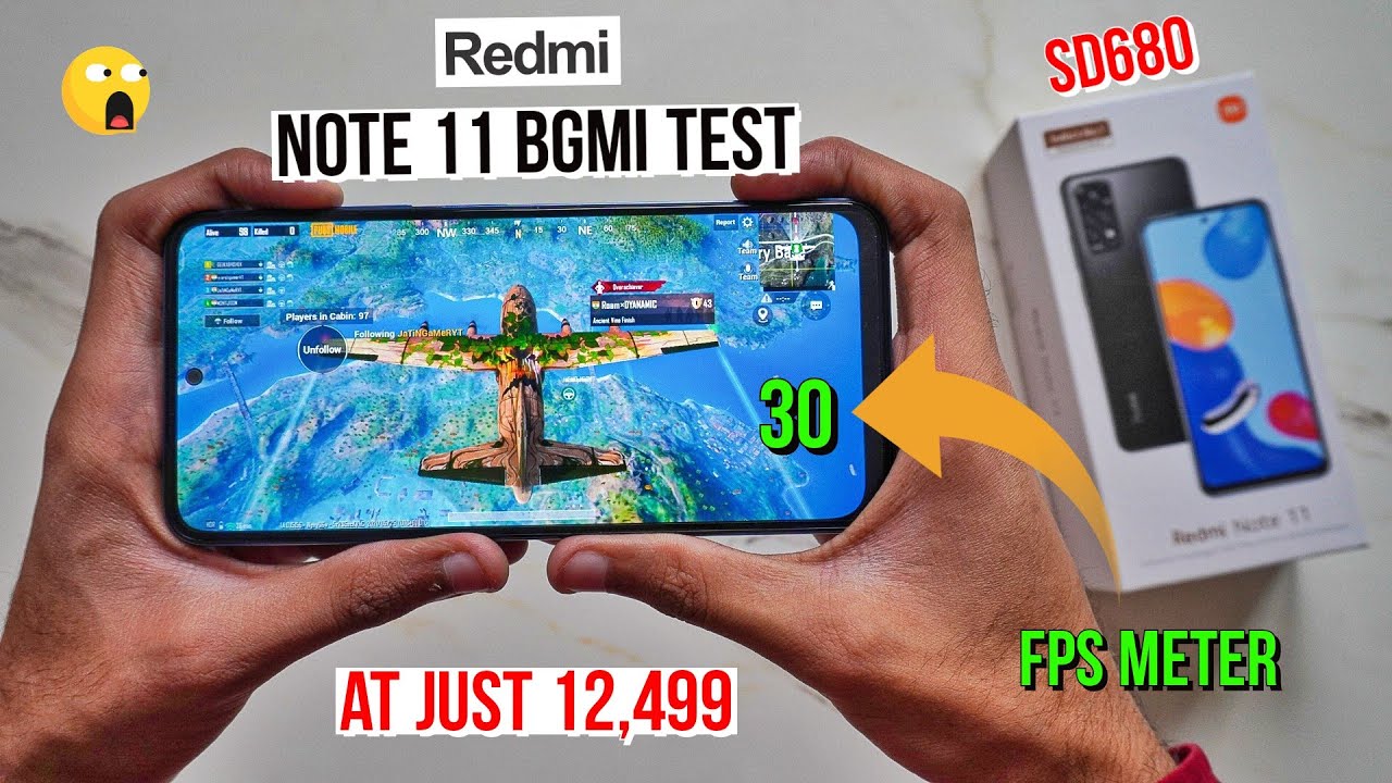 Redmi Note 11 Pubg Test With FPS, Heating and Battery Test [SD680] | At Just ₹12,990 🔥