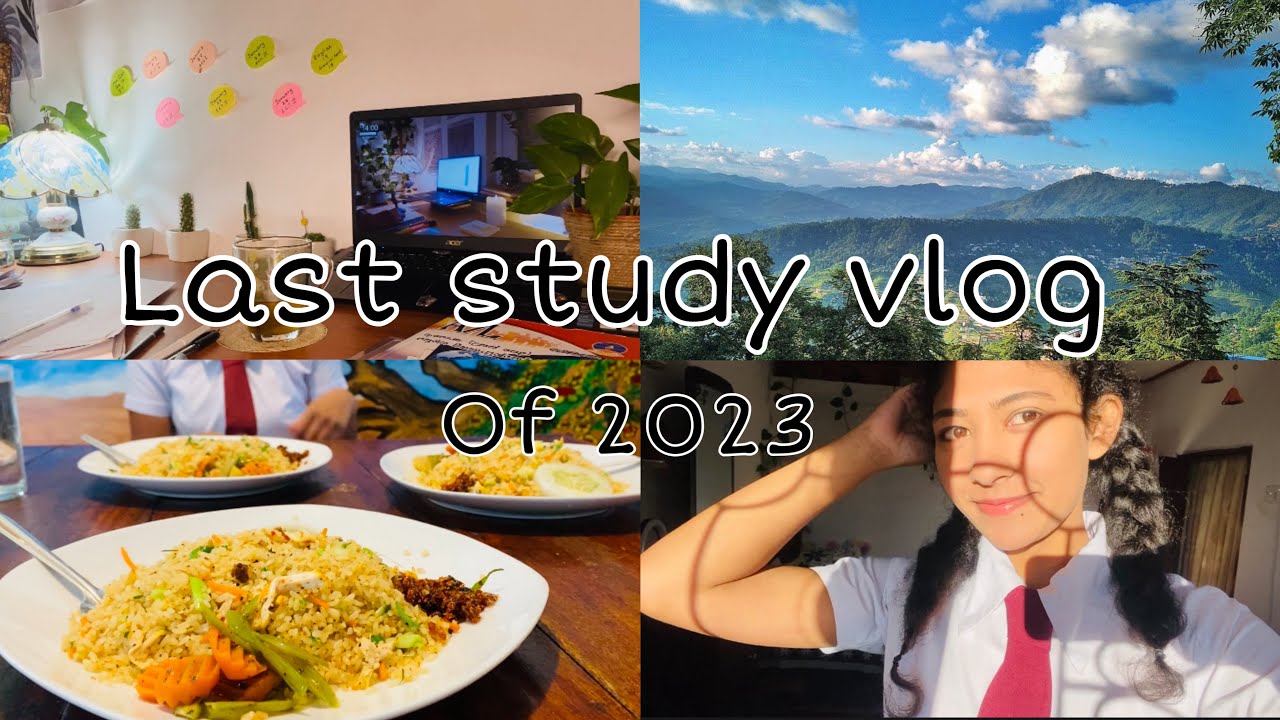 මෙ අවුරුද්දෙ අන්තිම vlog එක🥺♥️🌈 half day study vlog|final week exam vlog| #studyvlog #productivity