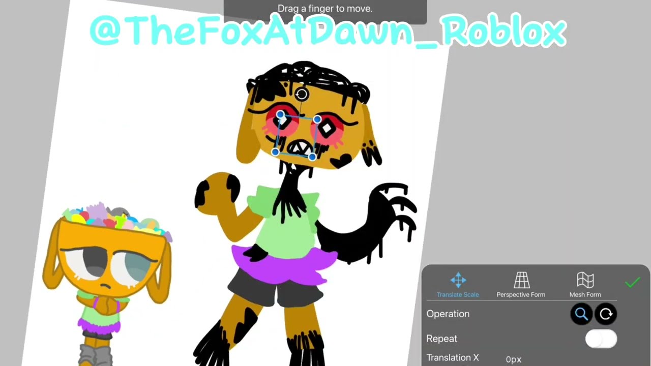 POV: Dawn makes a Halloween Dandy’s World OC (part two)