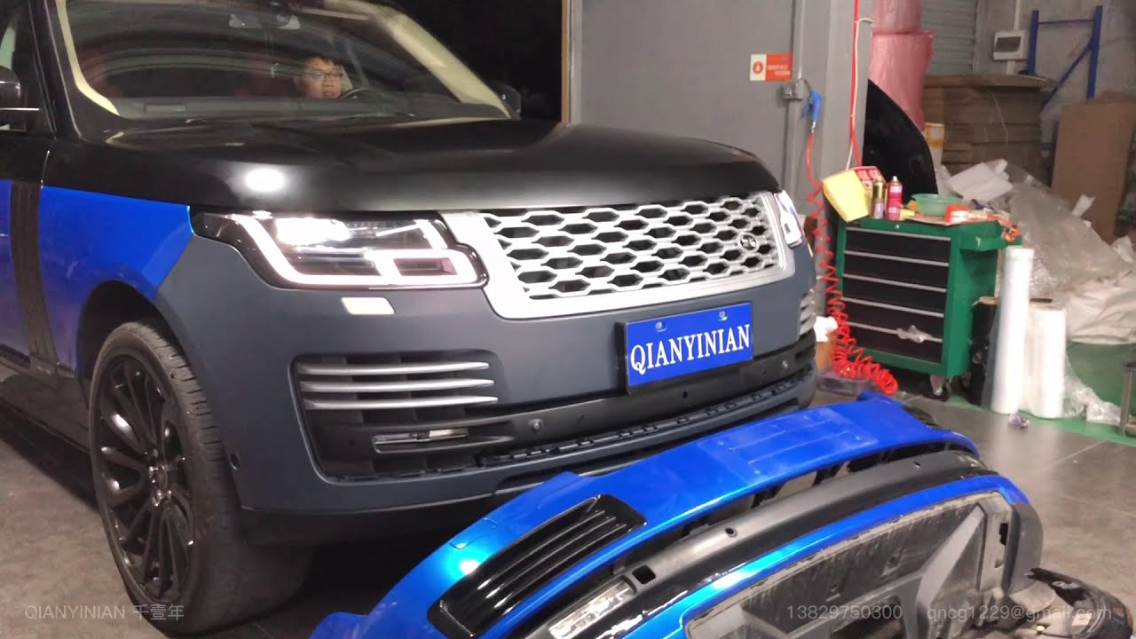 #L405,#Land Rover headlights,#Land Rover Range Rover executive old model to new upgrade kit,