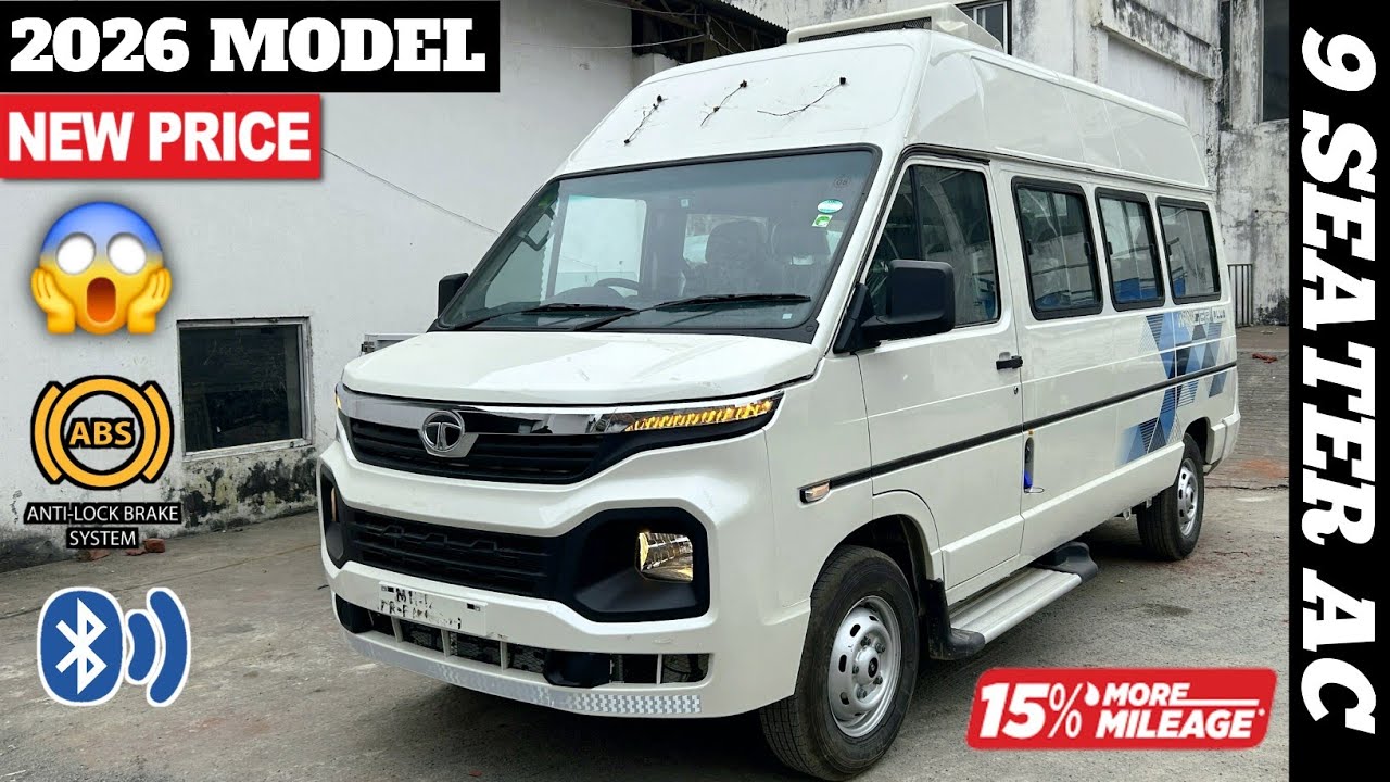 2026 New Tata Winger Plus || 9 Seater AC Van || Price & Mileage || 2026 Tata Winger Hindi Review