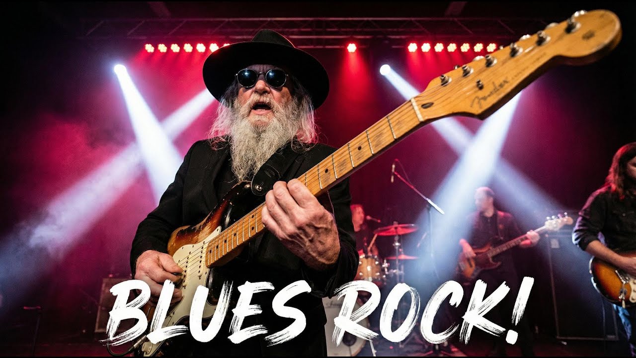 Eric Clapton, Jimi Hendrix, ZZ Top, BB King, Muddy Waters – Classic Rock Blues with Powerful Vocals