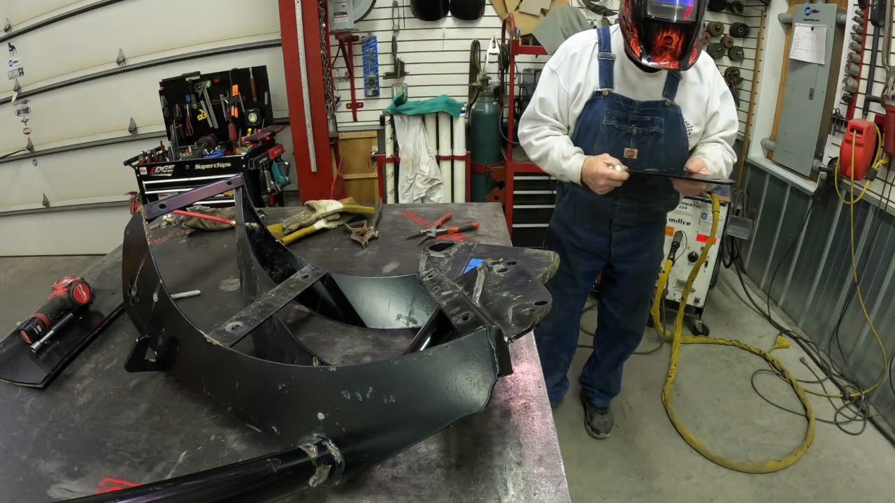 REPAIRING SNOW PLOW WINGS