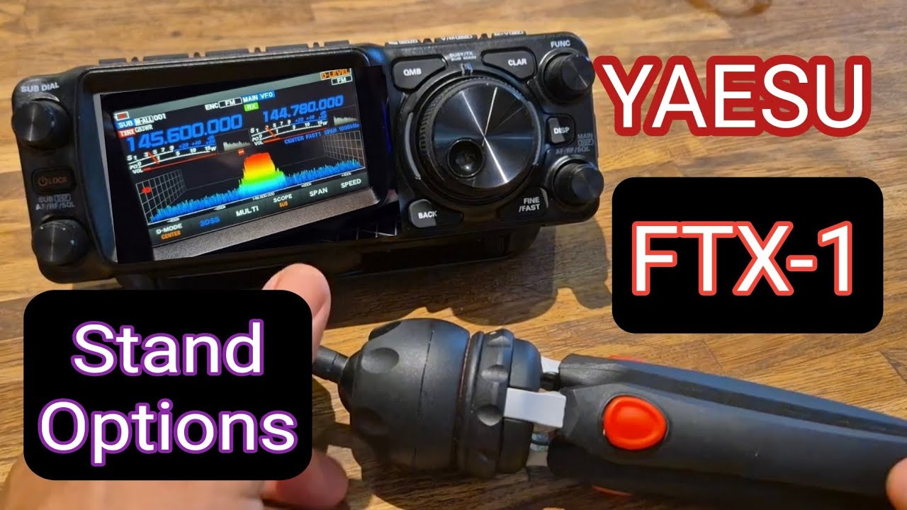 Yaesu FTX-1 Mounting Options 1/4 Connector