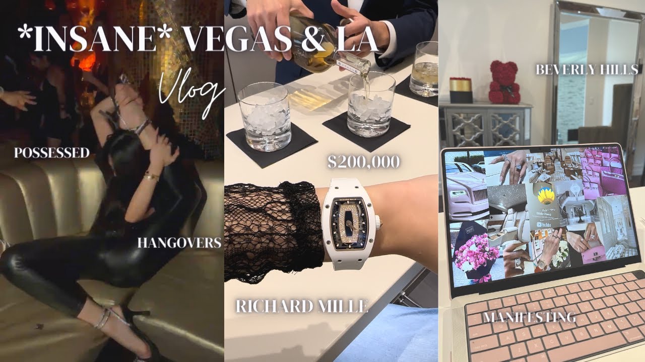 *INSANE* Vegas & LA Vlog | I think I got POSSESSED, Richard Mille, Louis Vuitton, Manifestation