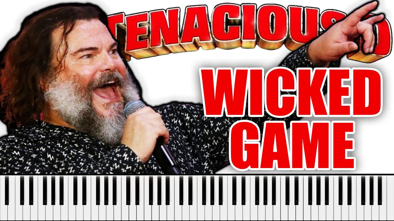 TENACIOUS D - Wicked Game | PIANO COVER (Jack Black's vocals)