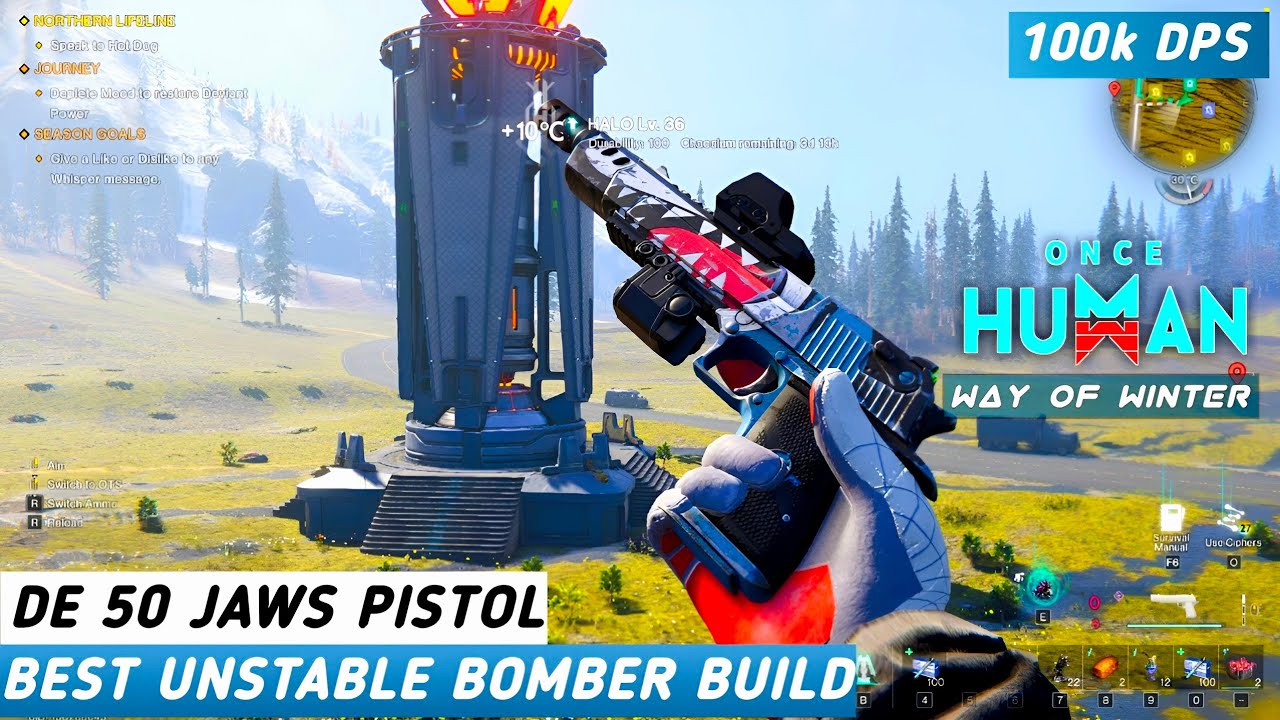 Once Human - DE 50 Jaws Unstable bomber Build Showcase