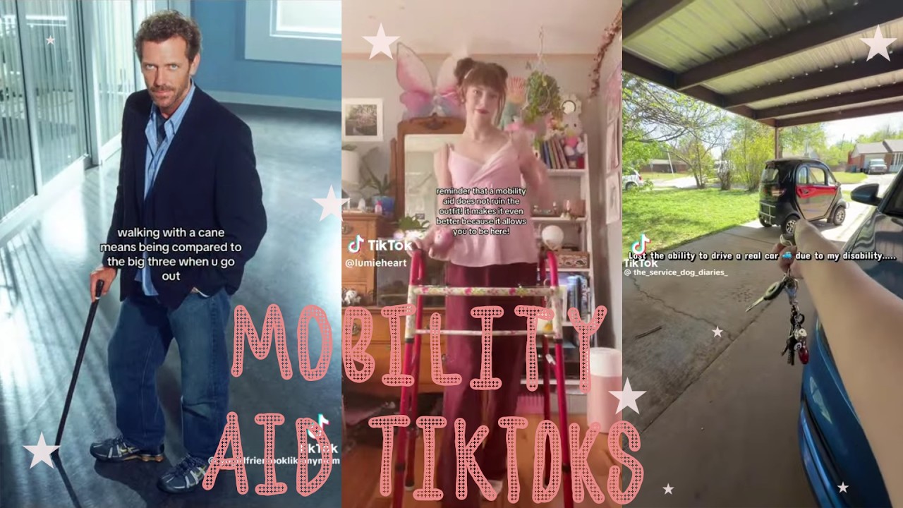 mobility aid tiktoks because i love seeing us thrive