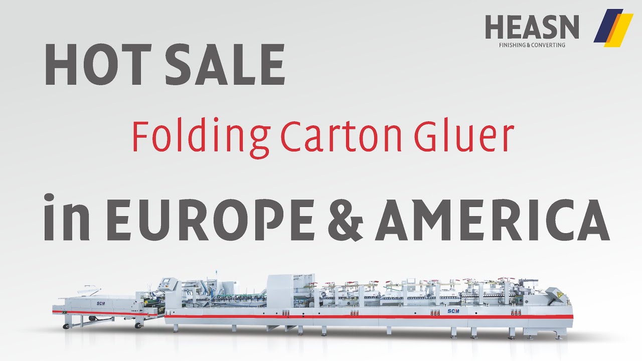 Hot Sale Folding Carton Gluer in Europe & America