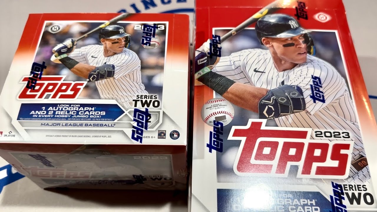 NEW RELEASE!  2023 TOPPS SERIES 2 BASEBALL CARDS!  JUMBO + HOBBY!
