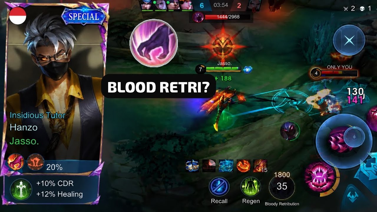 S41 New Hanzo Build! SEMI TANK 40% CDR | Full Gameplay MLBB