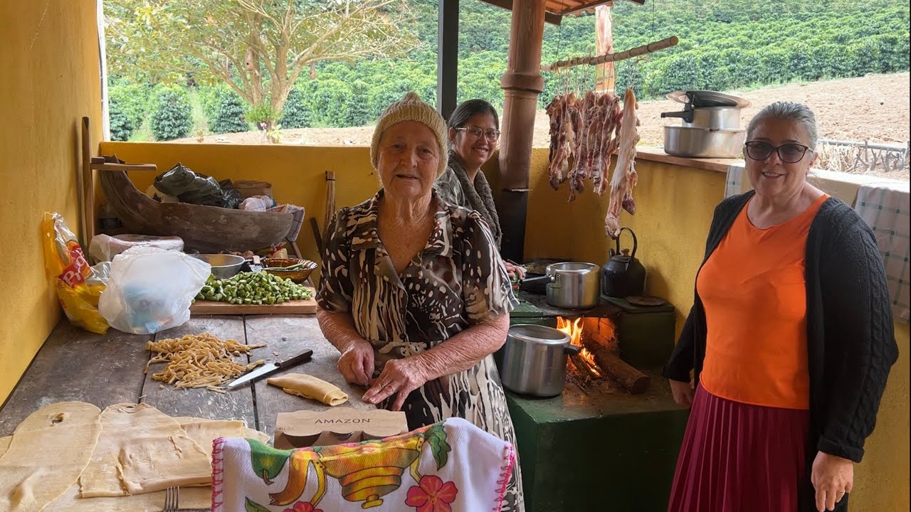 MACARRÃO CASEIRO COM GALINHA CAIPIRA; A RECEITA QUE VAI TE SURPREENDER.