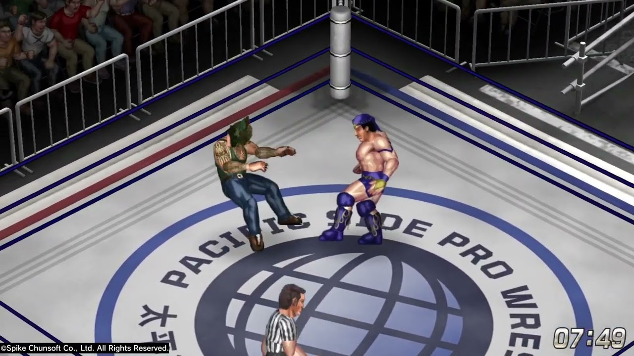 太平洋側プロレス第十七回大会第三試合中田VS小倉