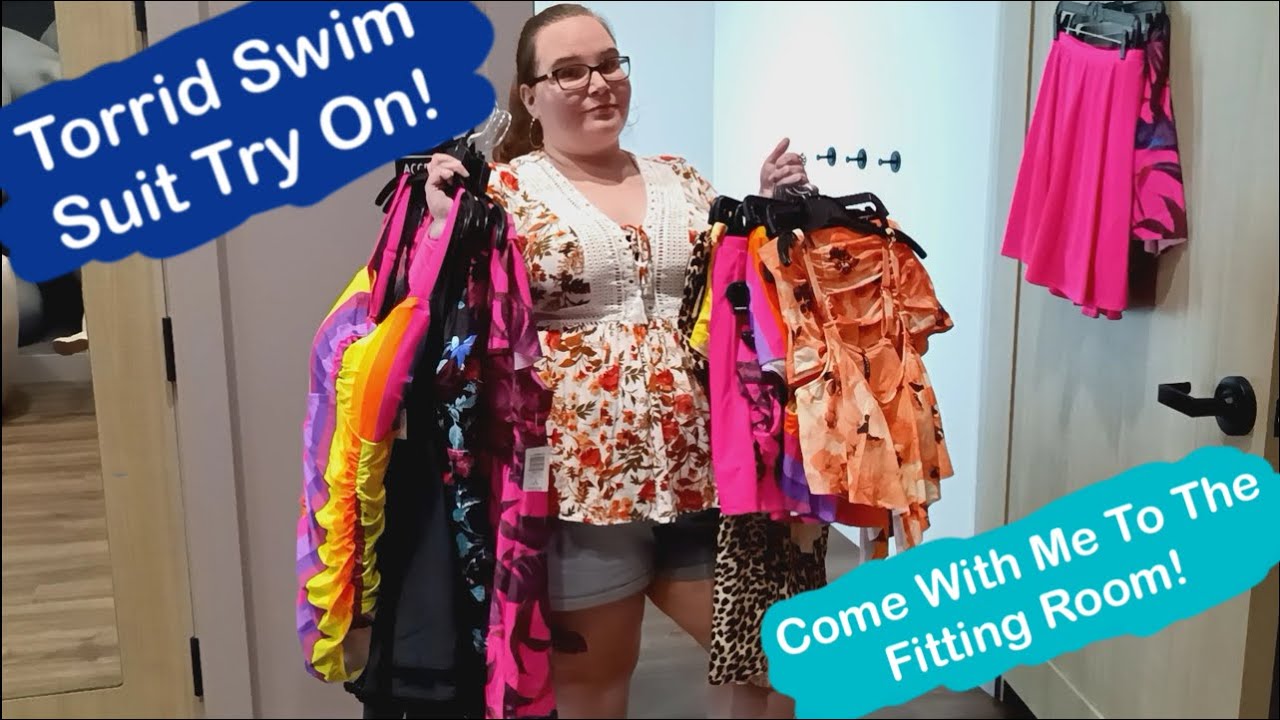 NEW Torrid Curv Swim Suit Try On Size 24-26 April 2023 | Come With Me To The Fitting Room!