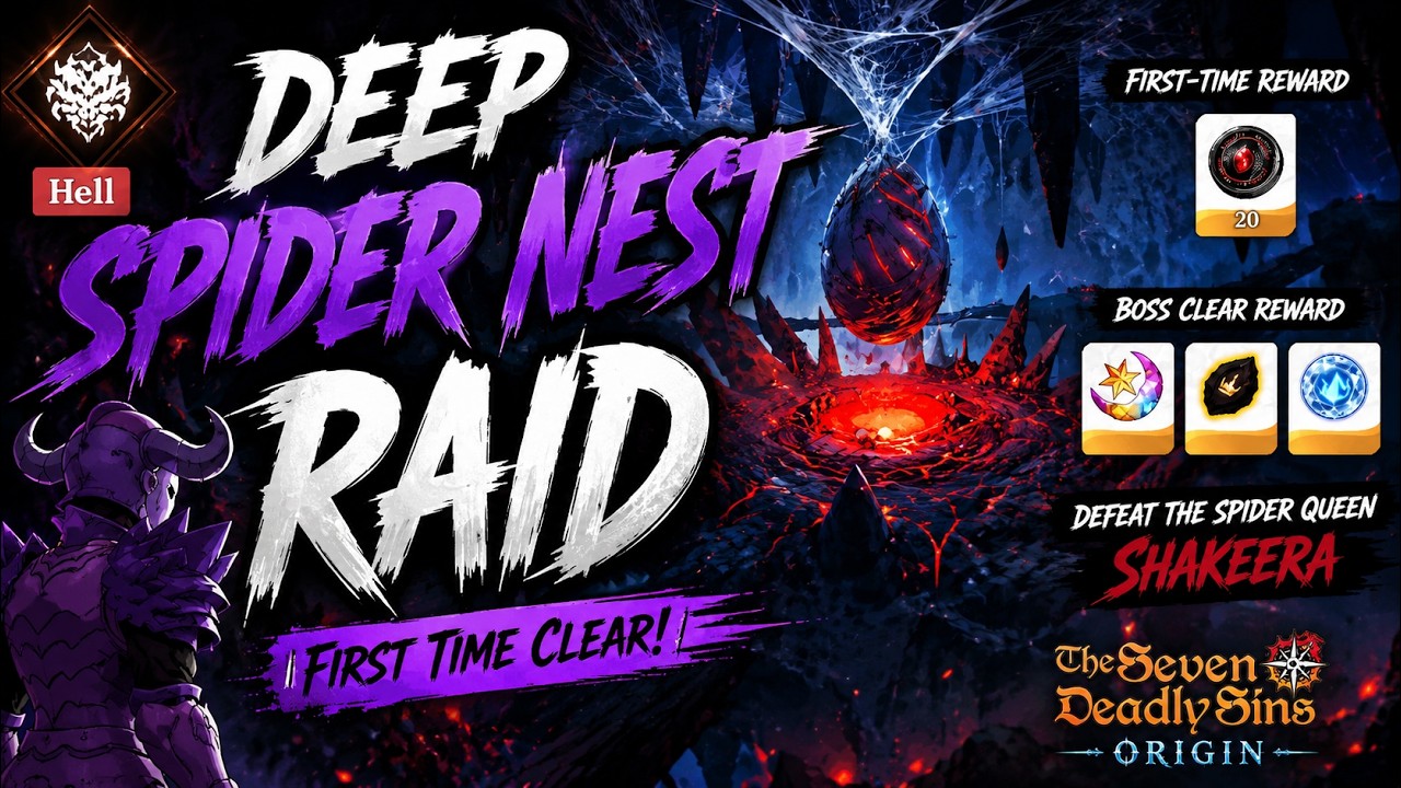 SPIDER RAID ABYSS SUB 8 MINS !! | The Seven Deadly Sins Origin 