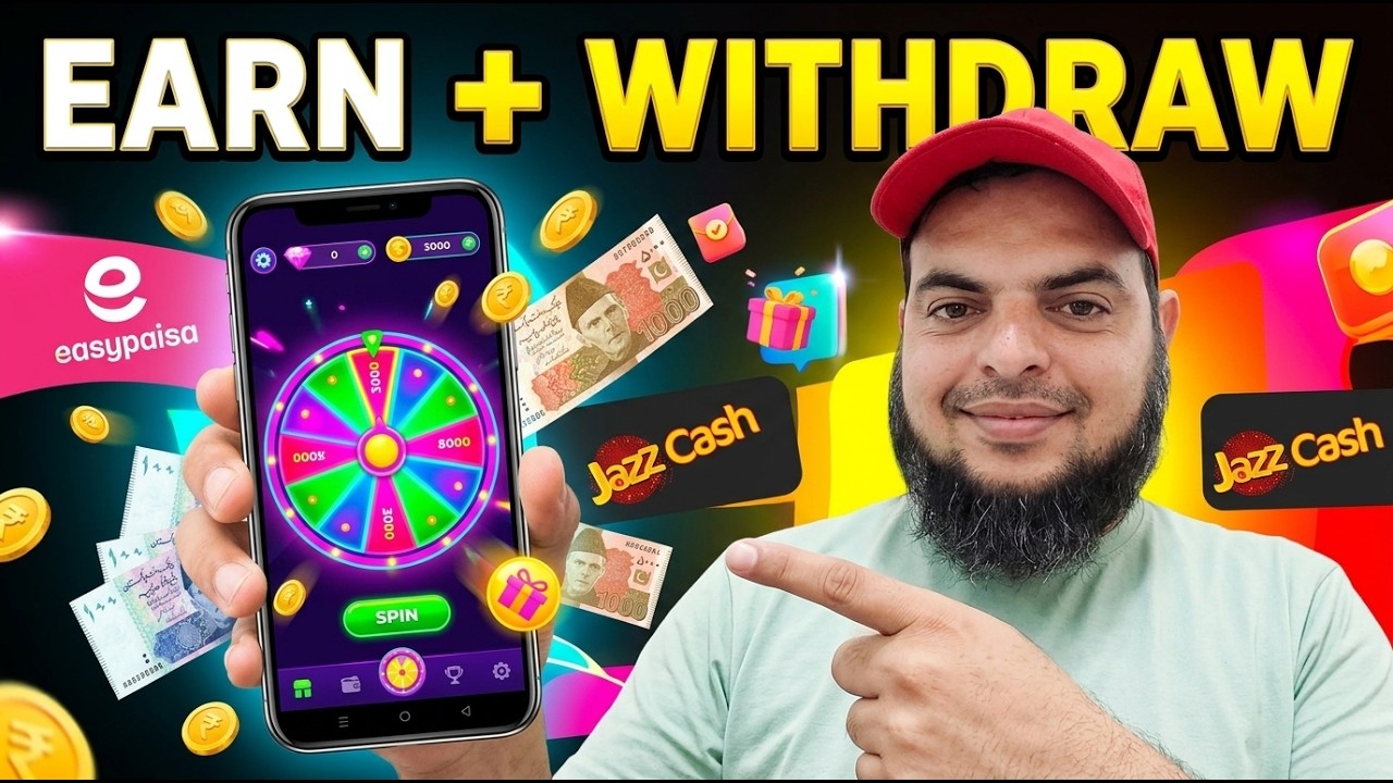 Earnix App Review &ndash; Spin, Scratch & Win Rewards! Withdraw via Easypaisa/JazzCash 🔥