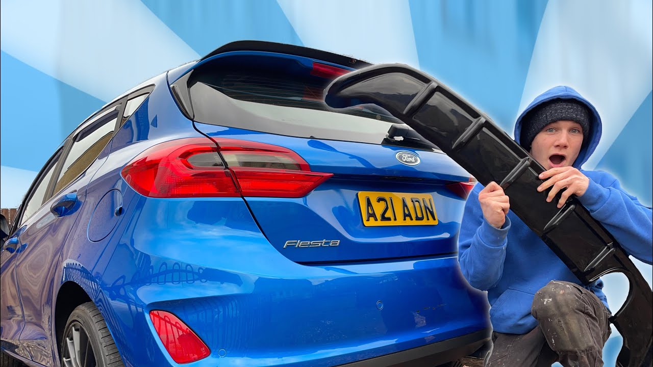 Rear Diffuser Install On My MK8 Ford Fiesta (AGGRESSIVE)