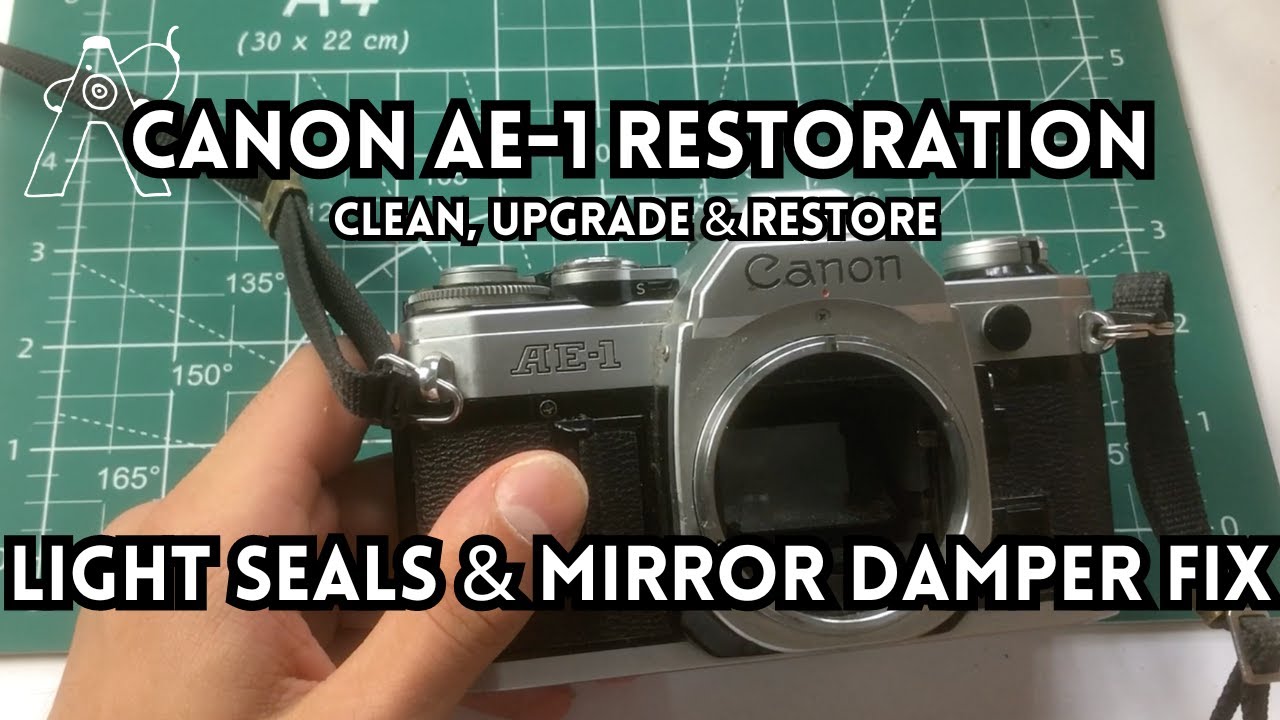 Canon AE-1 Restoration | Light Seal Replacement, Upgrades & Cleaning