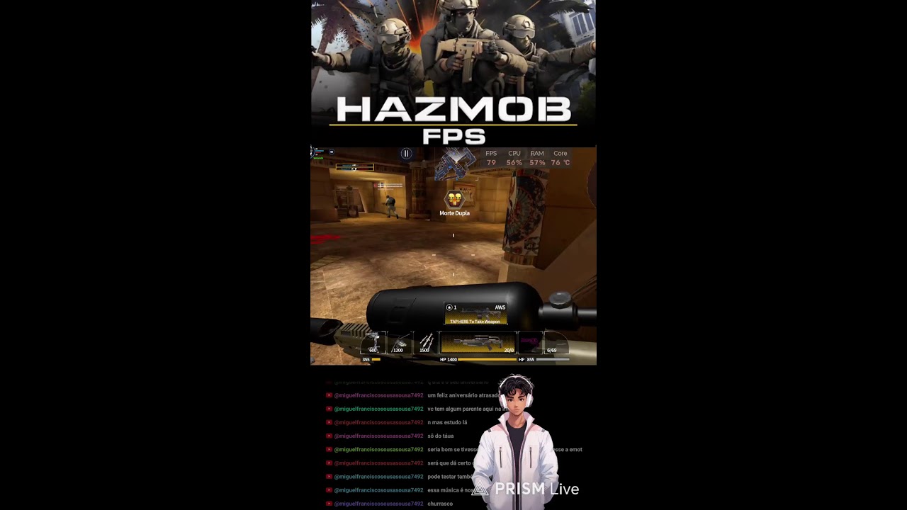 Transmissão ao vivo de Maxfps