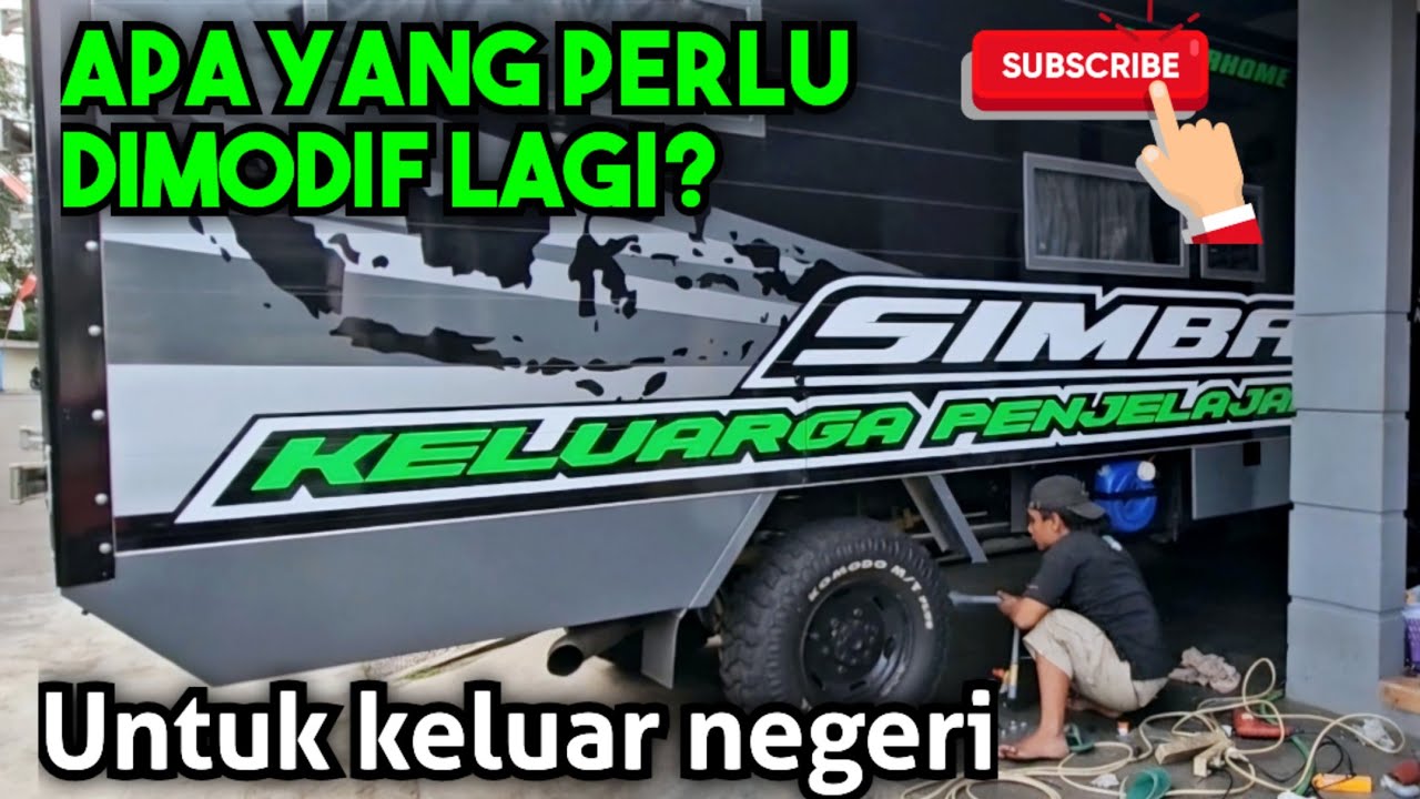 JELAJAH DUNIA DENGAN CAMPERVAN. Modifikasi untuk berangkat ke luar negri