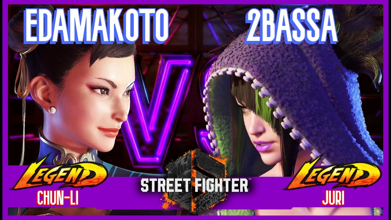 SF6 Match ♦ EDAMAKOTO (Chun-Li) vs 2BASSA (Juri) ♦ High level matches