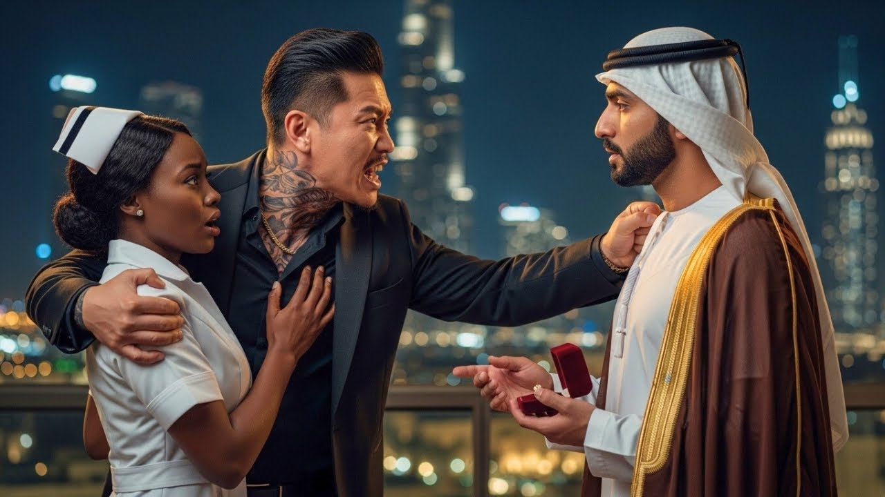 Jealous Korean Mafia Boss Ignored His Black Nurse Until He Saw Her With The Prince of Dubai 