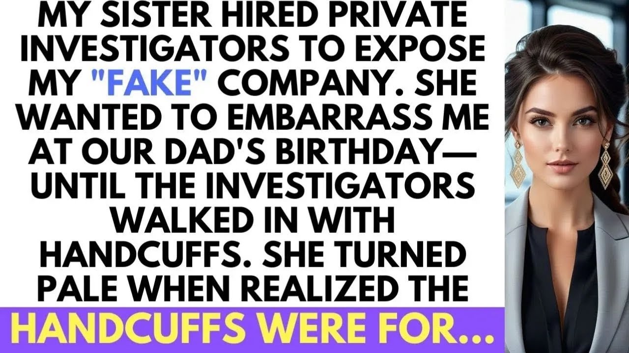 My Sister Hired Investigators to Prove I Lied About My Company, But They Came With Handcuffs For
